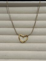 Amazing Trendy Heart Shape Chain Necklace - Image 2