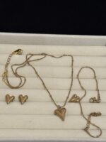 Amazing Trendy Heart Double Chain Necklace